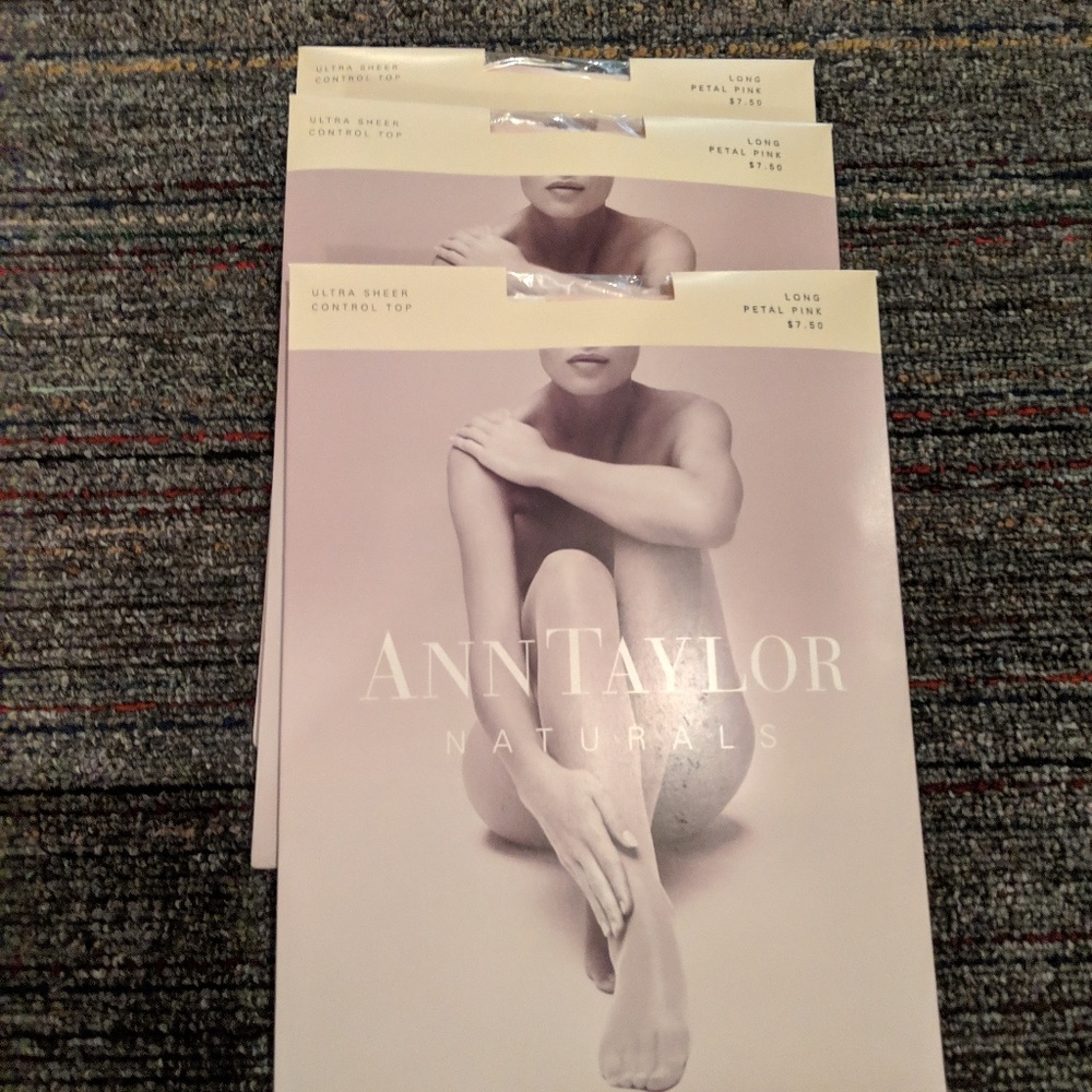 Bundle of Ann Taylor pantyhose 3 pr‎